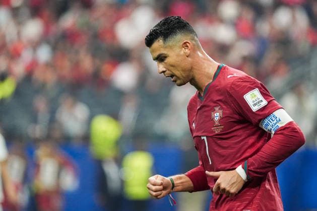 Cristiano Ronaldo of Portugal reacts during a FIFA Men’s World Cup 2026 round of 16 football match between Portugal and Spain at Dallas Stadium, in Arlington on July 06th 2026 (Photo by LVDIDI SPP)  Copyright: xLVDIDI SPPx Sportspressphoto_SPR186437