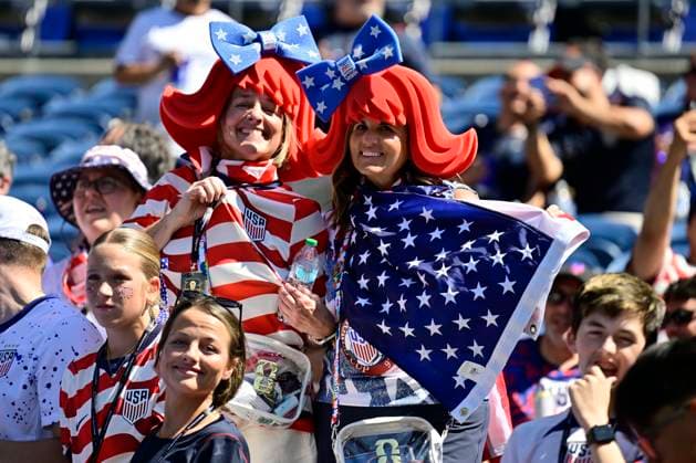 USA vs Belgium - FIFA World Cup, WM, Weltmeisterschaft, Fussball 2026 SEATTLE, UNITED STATES OF AMERICA - JULY 06 : Illustration picture of Belgium fans of United States of America pictured during the FIFA World Cup 2026 round of 16 match between the United States of America and Belgium at the Lumen Field stadium on July 6, 2026 in Seattle, United States of America, 06 07 2026 Seattle United States of America  Copyright: xJanxDexMeuleneirx
