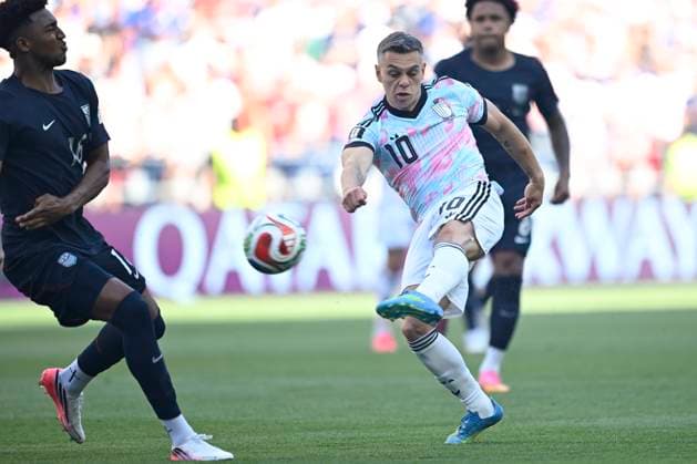USA vs Belgium - FIFA World Cup, WM, Weltmeisterschaft, Fussball 2026 SEATTLE, UNITED STATES OF AMERICA - JULY 06 : Trossard Leandro forward of Belgium pictured during the FIFA World Cup 2026 round of 16 match between the United States of America and Belgium at the Lumen Field stadium on July 6, 2026 in Seattle, United States of America, 06 07 2026 Seattle United States of America  Copyright: xNicoxVereeckenx