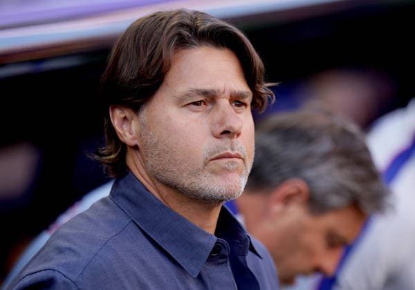 FIFA World Cup, WM, Weltmeisterschaft, Fussball 2026 - Round of 16 - USA vs Belgium USA s head coach Mauricio Pochettino looks on before the FIFA World Cup 2026 Round of 16 match USA against Belgium, in Seattle, USA, 06 July 2026. SEATTLE United States  Copyright: xCHRISTOPHERxTORRESx