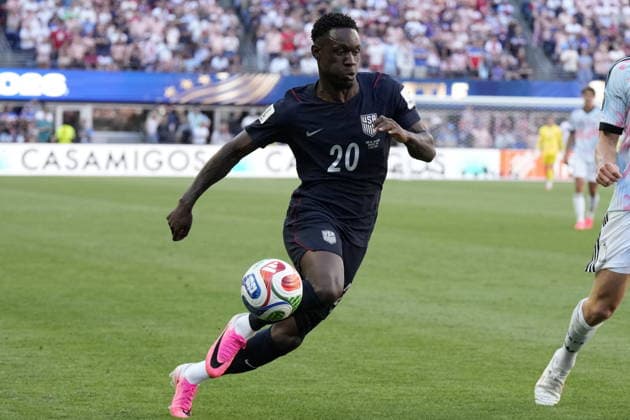 FIFA World Cup, WM, Weltmeisterschaft, Fussball 2026 - Round of 16 - USA vs Belgium Folarin Balogun of USA in action during the FIFA World Cup 2026 Round of 16 match USA against Belgium, in Seattle, Washington, USA, 06 July 2026. SEATTLE United States  Copyright: xSTEPHENxBRASHEARx