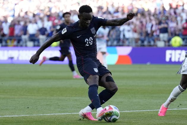FIFA World Cup, WM, Weltmeisterschaft, Fussball 2026 - Round of 16 - USA vs Belgium Folarin Balogun of USA in action during the FIFA World Cup 2026 Round of 16 match USA against Belgium, in Seattle, Washington, USA, 06 July 2026. SEATTLE United States  Copyright: xSTEPHENxBRASHEARx