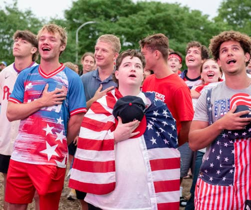 July 6, 2026, Philadelphia, Pennsylvania, United States: Fans of Team USA in action watching the match at FIFA Fan Festival the famous Lemon Hill in PhiladelphiaÃ¢â‚¬â ¢s Fairmount Park FIFA Fan Festival 2026 : Philadelphia  - ZUMArf1_ 20260706_zaf_rf1_018 Copyright: xRickyxFitchettx