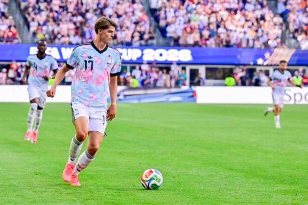 USA vs Belgium - FIFA World Cup, WM, Weltmeisterschaft, Fussball 2026 SEATTLE, UNITED STATES OF AMERICA - JULY 06 : De Ketelaere Charles midfielder of Belgium in action pictured during the FIFA World Cup 2026 round of 16 match between the United States of America and Belgium at the Lumen Field stadium on July 6, 2026 in Seattle, United States of America, 06 07 2026 Seattle United States of America  Copyright: xJanxDexMeuleneirx