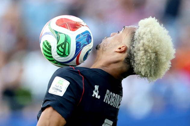 FIFA World Cup, WM, Weltmeisterschaft, Fussball 2026 - Round of 16 - USA vs Belgium Antonee Robinson of USA in action during the FIFA World Cup 2026 Round of 16 match USA against Belgium, in Seattle, USA, 06 July 2026. SEATTLE United States  Copyright: xCHRISTOPHERxTORRESx