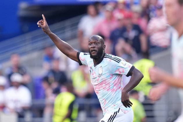 USA v Belgium - FIFA World Cup, WM, Weltmeisterschaft, Fussball 2026 - Round of 16 SEATTLE, USA - JULY 6: Romelu Lukaku (9) of Belgium gestures during the 2026 FIFA World Cup Round of 16 match between USA and Belgium at Lumen Field (Seattle Stadium) in Seattle, Washington, United States on July 6, 2026. Ercin Erturk Anadolu Washington United States. Editorial use only. Please get in touch for any other usage.  Copyright: x2026xAnadoluxErcinxErturkx