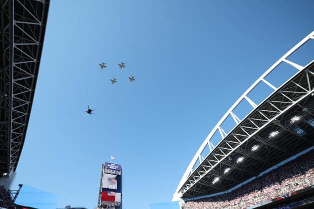 (260707) -- SEATTLE, July 7, 2026 -- A pre-match ceremony is held before the round of 16 match between the United States and Belgium at the 2026 FIFA World Cup, WM, Weltmeisterschaft, Fussball at Seattle Stadium in Seattle, the United States, July 6, 2026. ) (SP)U.S.-SEATTLE-FOOTBALL-FIFA WORLD CUP-ROUND OF 16-USA VS BEL CaoxCan 