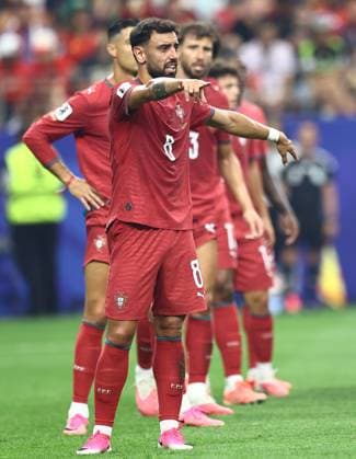 Bruno Fernandes of Portugal Portugal v Spain 2026 FIFA World Cup, WM, Weltmeisterschaft, Fussball Round of 16, Football, Dallas Stadium, Arlington, Texas, USA - 06 Jul 2026Arlington Dallas Stadium Texas (TX) United States of America  Copyright: xMichaelxZemanek Shutterstockx 16980007eb