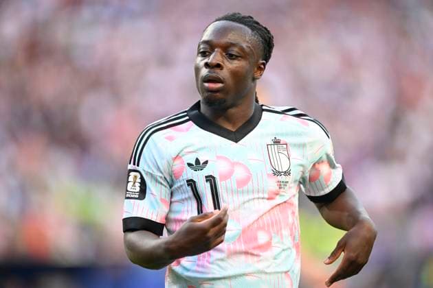 USA vs Belgium - FIFA World Cup, WM, Weltmeisterschaft, Fussball 2026 SEATTLE, UNITED STATES OF AMERICA - JULY 06 : Doku Jeremy forward of Belgium pictured during the FIFA World Cup 2026 round of 16 match between the United States of America and Belgium at the Lumen Field stadium on July 6, 2026 in Seattle, United States of America, 06 07 2026 Seattle United States of America  Copyright: xNicoxVereeckenx