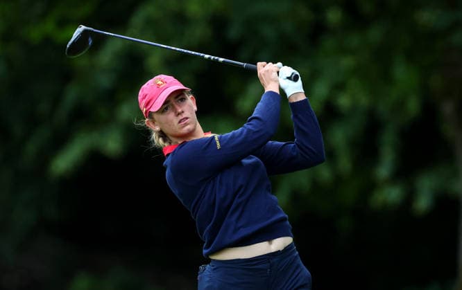 REPRO FREE *PRESS RELEASE NO REPRODUCTION FEE* EDITORIAL USE ONLY European Women s Amateur Team Championship Opening Ceremony, Slieve Russell, Cavan 6 7 2026 Spain™s Balma Davalos Guaita Balma Davalos Guaita 6 7 2026  Copyright: xx DC72142 copy