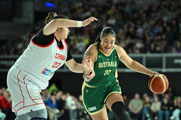 Basketball, Women's, International match, Australia v China