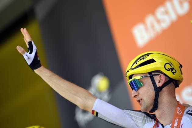 Slovenian Tadej Pogacar of UAE Team Emirates XRG pictured at the start of stage 4 of the 2026 Tour de France cycling race, a stage of 181,9km from Carcassonne to Foix, on Tuesday 07 July 2026. The 113th edition of the Tour de France starts on Saturday 4 July in Barcelona, Spain, and will finish in Paris, France on the 26th of July. JASPERxJACOBS  x180603361x