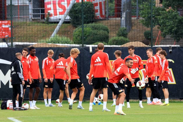 DEU, DFL, 1. FBL, 1.FC Union, Training, 07.07.2026, Stadion Alte Foersterei, Berlin, DEU, DFL, 1. FBL, 1.FC Union, Training, Unioner-Spielerkreis DFL - regulations prohibit any use of Photographs as image sequences and or quasi-video *** DEU, DFL, 1 FBL, 1 FC Union, Training, July 7, 2026, Alte Foersterei Stadium, Berlin, DEU, DFL, 1 FBL, 1 FC Union, Training, Union Players Association DFL regulations prohibit any use of photographs as image sequences and or quasi-video Nordphotox xEngler nph00076