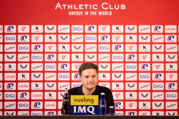 New Athletic Club head coach Edin Terzic New Athletic Club head coach Edin Terzic faces the media during his presentation at San Mames on July 7, 2026, in Bilbao, Spain. Bilbao San Mames Basque Country Spain 0019_RLPrsETATH2K26__L2_3084 Copyright: xRicardoxLarreinax
