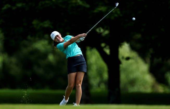 REPRO FREE *PRESS RELEASE NO REPRODUCTION FEE* EDITORIAL USE ONLY European Women s Amateur Team Championship, Slieve Russell, Cavan 7 7 2026 Ireland™s Beth Coulter Beth Coulter 7 7 2026  Copyright: xx DC72238 copy