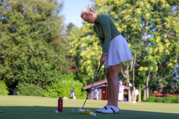 EVIAN-LES-BAINS, FRANCE - 07.07.2026: Nataliya Guseva (RUS) of The Amundi Evian Championship at the Evian Resort Golf Club on July 07, 2026 in Evian-les-Bains, France.