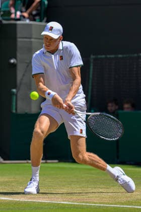 Day Nine: The Championships - Wimbledon 2026 LONDON, ENGLAND JULY 07 - Jannik Sinner of Italy during Gentlemen s Quarter Final against Jan-Lennard Struff of Germany at The Wimbledon Lawn Tennis Championship at Wimbledon on July 07, 2026 in London, England. (Photo by Keeran Marquis)  Copyright: xKeeranxMarquis Fotoarena SPPx Sportspressphoto_SPR186722