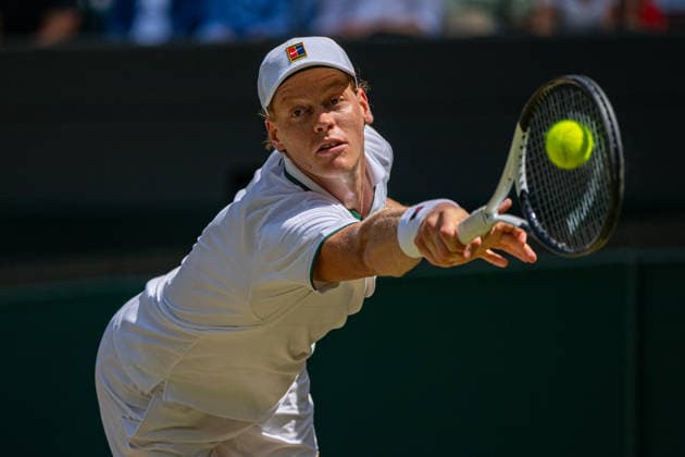 Tennis - Wimbledon Championship 2026 - Day 9 LONDON, ENGLAND - Tuesday, July 7, 2026: Jan-Lennard Struff (GER) during the Gentlemen s Singles Quarter-Final match on Day Nine of The Championships Wimbledon 2026 at the All England Lawn Tennis and Croquet Club. (Photo by Kirsten Holst Propaganda) LONDON All England Lawn Tennis and Croq GREATER LONDON ENGLAND  Copyright: xKirstenxHolstx 2026-07-07-014-Wimbledon_Day_9