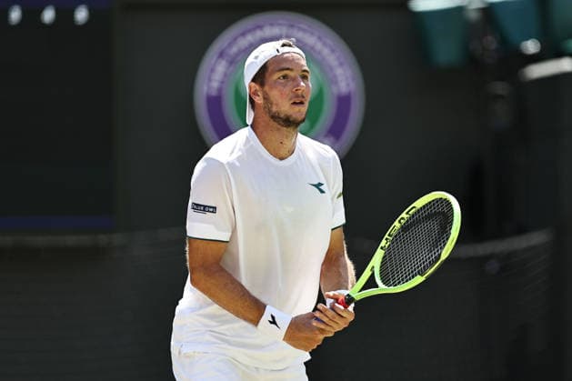 Jan-Lennard Struff, GER, during quarterfinals of 2026 All England Lawn Tennis Championships at Wimbledon, mens singles, London, 07 07 2026; - *** Jan Lennard Struff (GER) during the quarterfinals of the 2026 All England Lawn Tennis Championships at Wimbledon, men s singles, London, July 7, 2026 