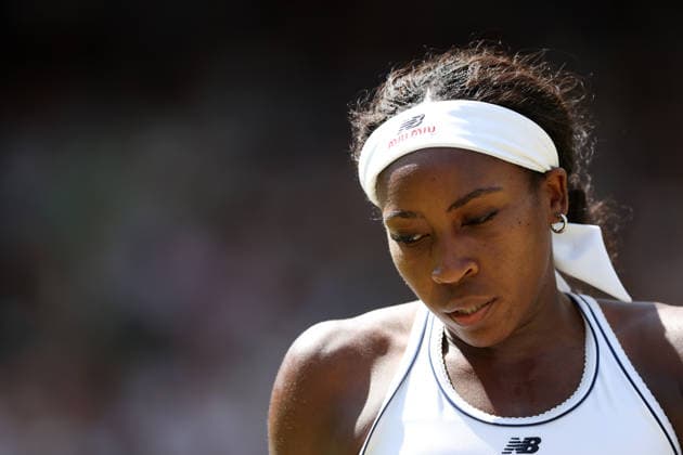 Coco Gauff during her quarter-final match Wimbledon Tennis Championships, Day 9, The All England Lawn Tennis and Croquet Club, London, UK - 07 Jul 2026London The All England Lawn Tennis and United Kingdom  Copyright: xKieranxMcManus Shutterstockx 16978030r