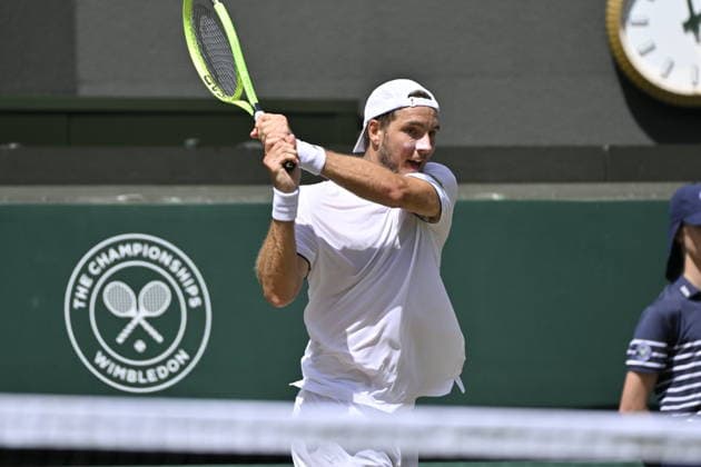 Tennis - Wimbledon 2026 - ITF - The Championships - 07 07 2026 - Tennis - Wimbledon 2026 - ITF - The Championships - 07 07 2026 - Jean Lennard Struff - Allemagne London  Copyright: xChryslenexCaillaud Psnewzx