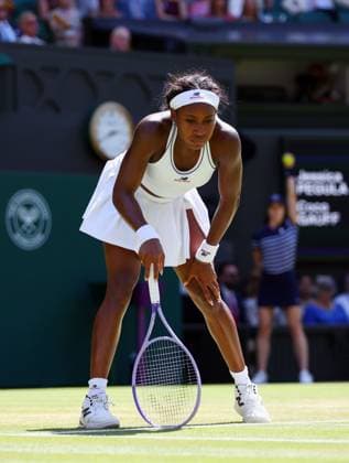 Coco Gauff dejected during her quarter-final match Wimbledon Tennis Championships, Day 9, The All England Lawn Tennis and Croquet Club, London, UK - 07 Jul 2026London The All England Lawn Tennis and United Kingdom  Copyright: xKieranxMcManus Shutterstockx 16978030x