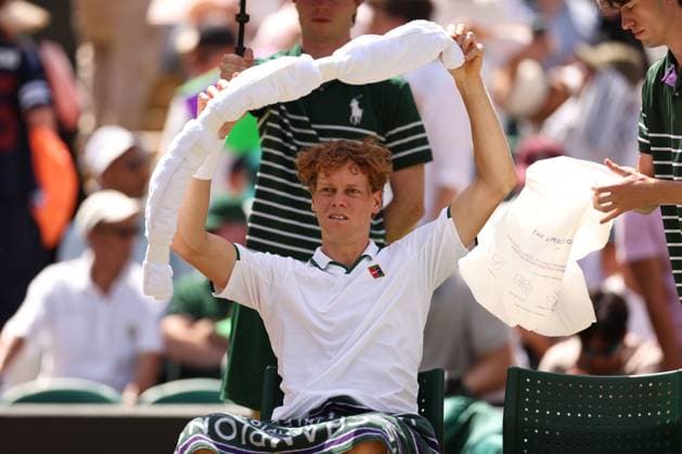 Jannik Sinner during his quarter-final match Wimbledon Tennis Championships, Day 9, The All England Lawn Tennis and Croquet Club, London, UK - 07 Jul 2026London The All England Lawn Tennis and United Kingdom  Copyright: xEllaxLing Shutterstockx 16978028i