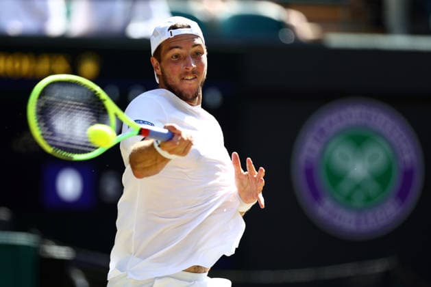 Jan-Lennard Struff during his quarter-final match Wimbledon Tennis Championships, Day 9, The All England Lawn Tennis and Croquet Club, London, UK - 07 Jul 2026London The All England Lawn Tennis and United Kingdom  Copyright: xJamesxMarsh Shutterstockx 16978027as