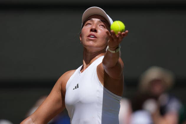 2026-07-07 The Championships - Wimbledon 2026 - Day Nine LONDON, UNITED KINGDOM - JULY 7: Jessica Pegula of United States during Day Nine of the The Championships - Wimbledon 2026 at All England Lawn Tennis and Croquet Club on July 7, 2026 in London, England. (Photo by Marleen Fouchier BSR Agency) London United Kingdom Content not available for redistribution in The Netherlands directly or indirectly through any third parties. Copyright: xBSRxAgencyx