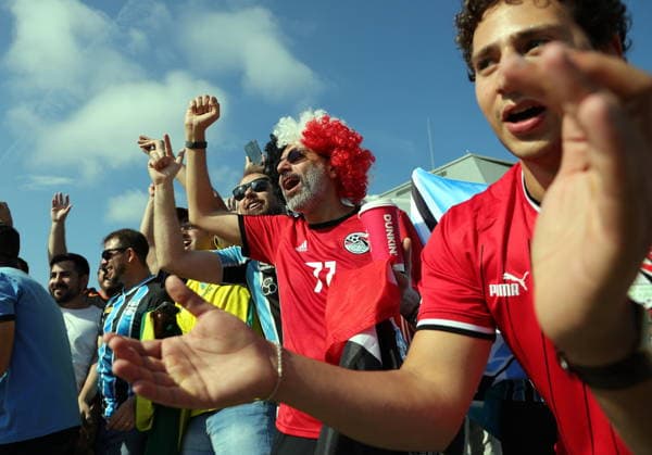 FIFA World Cup, WM, Weltmeisterschaft, Fussball 2026 - Round of 16 - Argentina vs Egypt Egypt fans ahead of the FIFA World Cup 2026 Round of 16 match Argentina against Egypt, in Atlanta, USA, 07 July 2026. ATLANTA United States  Copyright: xCRISTOBALxHERRERA-ULASHKEVICHx