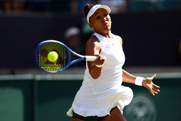 Naomi Osaka during her quarter-final match Wimbledon Tennis Championships, Day 9, The All England Lawn Tennis and Croquet Club, London, UK - 07 Jul 2026London The All England Lawn Tennis and United Kingdom  Copyright: xJamesxMarsh Shutterstockx 16978027cb