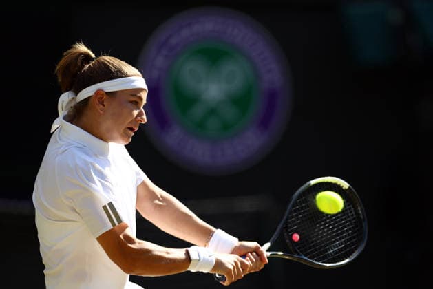 Karolina Muchova during her quarter-final match Wimbledon Tennis Championships, Day 9, The All England Lawn Tennis and Croquet Club, London, UK - 07 Jul 2026London The All England Lawn Tennis and United Kingdom  Copyright: xJamesxMarsh Shutterstockx 16978027cd