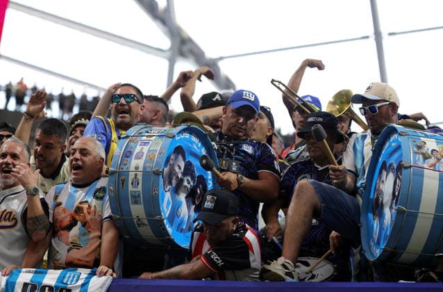 FIFA World Cup, WM, Weltmeisterschaft, Fussball 2026 - Round of 16 - Argentina vs Egypt Fans of Argentina ahead of the FIFA World Cup 2026 Round of 16 match Argentina against Egypt, in Atlanta, USA, 07 July 2026. ATLANTA United States  Copyright: xCRISTOBALxHERRERA-ULASHKEVICHx