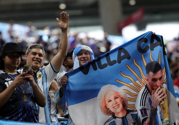 FIFA World Cup, WM, Weltmeisterschaft, Fussball 2026 - Round of 16 - Argentina vs Egypt Fans of Argentina ahead of the FIFA World Cup 2026 Round of 16 match Argentina against Egypt, in Atlanta, USA, 07 July 2026. ATLANTA United States  Copyright: xCRISTOBALxHERRERA-ULASHKEVICHx