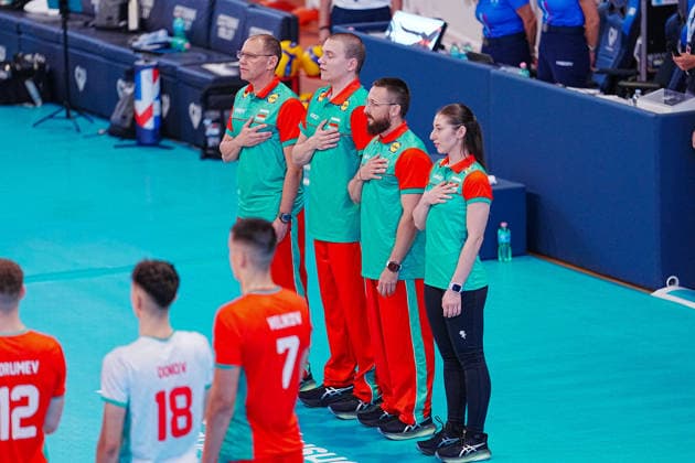 IPA86475154 - France vs. Bulgaria during the CEV U18 European Championship, EM, Europameisterschaft July 7, 2026, in Cisterna (Italy) during the U18 Volleyball European Championship—France vs. Bulgaria, CEV Eurovolley Men s match in Cisterna, Italy, July 7, 2026  Copyright: xLuigixMariani IPAxSportx xx 86475154