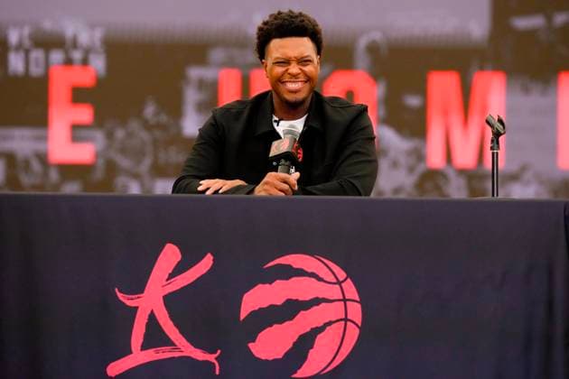 July 7, 2026, Toronto, On, CAN: Kyle Lowry speaks at a press conference, PK, Pressekonferenz as he signs a one-day contract to retire as a Toronto Raptor, in Toronto, on Tuesday, July 7, 2026. Canada News - July 7, 2026  - ZUMAc35_ 20260707_zaf_c35_039 Copyright: xChrisxYoungx