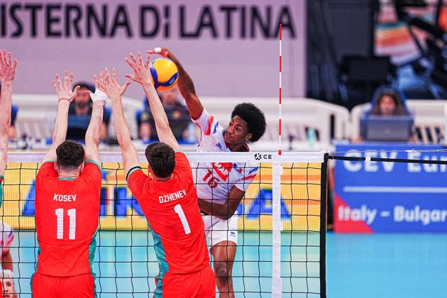Volleyball, U18 European Championships, France v Bulgaria