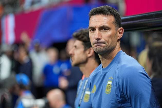 Lionel Scaloni Manager Head Coach of Argentina Argentina v Egypt, 2026 FIFA World Cup, WM, Weltmeisterschaft, Fussball Group of 16, Football, Atlanta Stadium, Atlanta, Georgia, USA - 07 Jul 2026Atlanta Mercedes-Benz Stadium Georgia (GA) United States of America  Copyright: xIsmaelxAdnan Shutterstockx 16981208r
