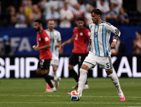 Leandro Paredes. Argentina vs Egipto. Octavos de Final Copa del Mundo 2026 *** Leandro Paredes: Argentina vs. Egypt, Round of 16, 2026 World Cup Copyright: xxx