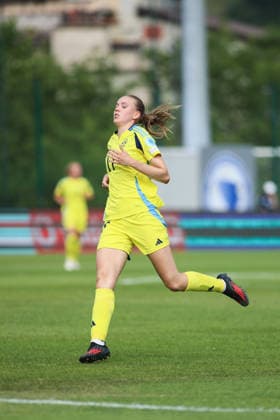260707 Fabienne Bartholdson of Sweden during the women s Euro Under-19 semifinal between Spain and Sweden on July 7, 2026 in Zenica. Photo: Aleksandar Djorovic BILDBYRAN COP 184 XX0043 fotboll football soccer fotball u19 em semifinal semifinals spanien sverige womens euro under-19 sweden dam bbeng *** July 7, 2026: Fabienne Bartholdson of Sweden during the Women s Under-19 European Championship semifinal between Spain and Sweden on July 7, 2026 in Zenica. Photo by Aleksandar Djorovic. BILDBYRAN COP 184 XX0043 soccer football fotball U19 European Championship semifinal semifinals Spain Sweden Women s U19 European Championship Sweden women s soccer  Copyright: ALEKSANDARxDJOROVIC BB260707ZL024