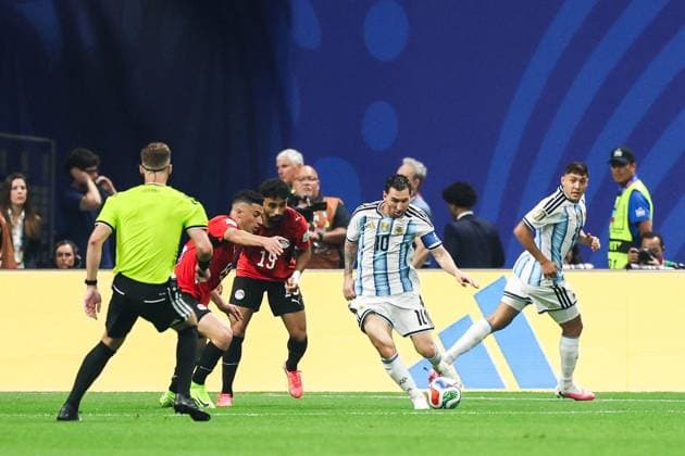 RECORD DATE NOT STATED FIFA World Cup, WM, Weltmeisterschaft, Fussball 2026 - Round of 16 - Argentina v Egypt Lionel Messi player of Argentina during the Round of 16 match between Argentina and Egypt at the FIFA World Cup, at Atlanta Stadium, in Georgia, United States, on Tuesday, July 07, 2026.(Foto: William Volcov Brazil Photo Press IMAGO) Sports Atlanta GA United States Copyright: xWILLIAMxVOLCOVx