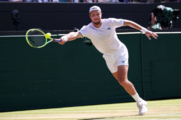 Jan-Lennard Struff, Herren Einzel, Men s Singles Tennis - Wimbledon 2026 - Grand Slam ITF ATP, Tennis Herren WTA, Tennis Damen - AELTC - London - - Great Britain - 7 July 2026. *** Jan Lennard Struff, Men s Singles, Wimbledon 2026 Grand Slam ITF ATP WTA AELTC London, Great Britain, July 7, 2026 Copyright: xJuergenxHasenkopfx