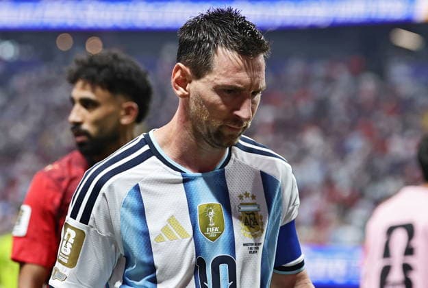 FIFA World Cup, WM, Weltmeisterschaft, Fussball 2026 - Round of 16 - Argentina vs Egypt Lionel Messi of Argentina looks on during the FIFA World Cup 2026 Round of 16 match Argentina against Egypt, in Atlanta, USA, 07 July 2026. ATLANTA United States  Copyright: xRONALDxWITTEKx