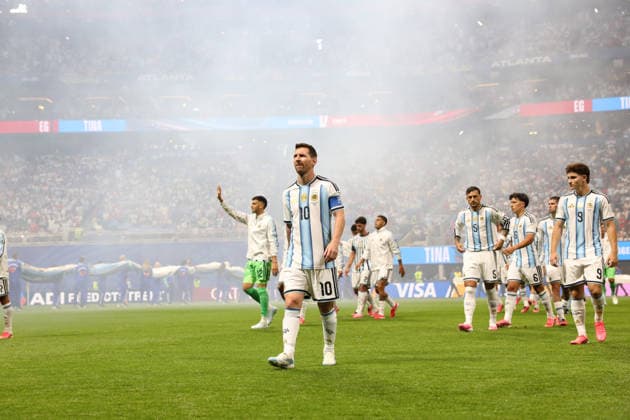 Lionel Messi. Argentina vs Egipto. Octavos de Final Copa del Mundo 2026 *** Lionel Messi: Argentina vs. Egypt, Round of 16, 2026 World Cup Copyright: xxx