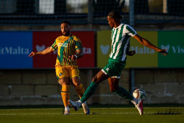 Football, Champions League qualifiers, Floriana FC v Shamrock Rovers