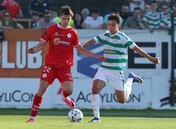 Football, friendly match, Shelbourne FC v Celtic Glasgow