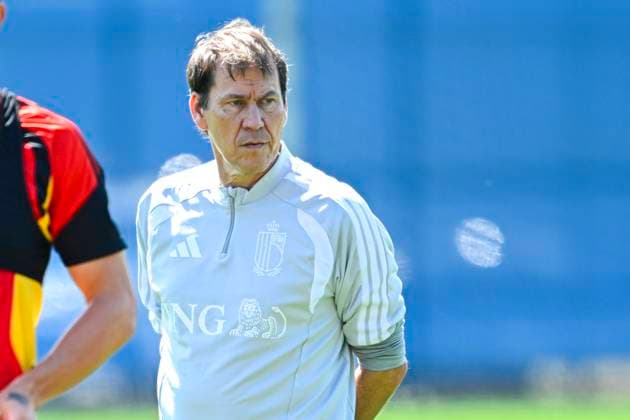 Belgian national football team - FIFA World Cup, WM, Weltmeisterschaft, Fussball 2026 - media activities 07 07 2026 RENTON, UNITED STATES OF AMERICA - JULY 07 : Garcia Rudi head coach of Belgium pictured during a training session of the Belgian national football team during the FIFA World Cup 2026 on July 7, 2026 in Renton, United States of America, 07 07 2026 Renton United States of America  Copyright: xNicoxVereeckenx