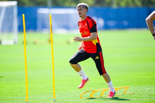 Belgian national football team - FIFA World Cup, WM, Weltmeisterschaft, Fussball 2026 - media activities 07 07 2026 RENTON, UNITED STATES OF AMERICA - JULY 07 : Saelemaekers Alexis midfielder of Belgium pictured during a training session of the Belgian national football team during the FIFA World Cup 2026 on July 7, 2026 in Renton, United States of America, 07 07 2026 Renton United States of America  Copyright: xNicoxVereeckenx