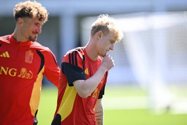 Belgian national football team - FIFA World Cup, WM, Weltmeisterschaft, Fussball 2026 - media activities 07 07 2026 RENTON, UNITED STATES OF AMERICA - JULY 07 : Seys Joaquin defender of Belgium pictured during a training session of the Belgian national football team during the FIFA World Cup 2026 on July 7, 2026 in Renton, United States of America, 07 07 2026 Renton United States of America  Copyright: xNicoxVereeckenx