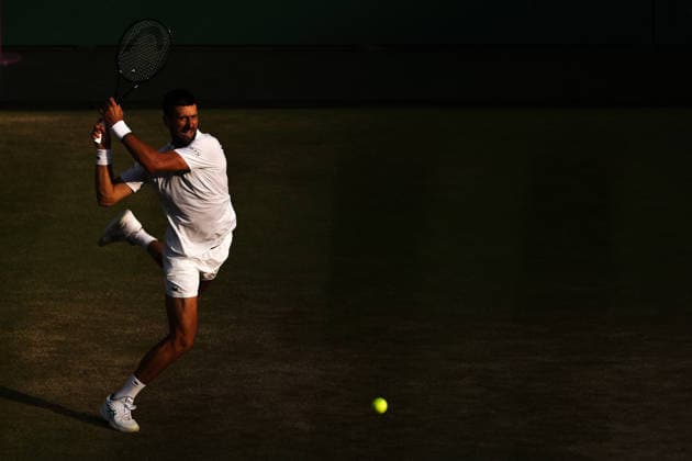 Novak Djokovic during his quarter-final match Wimbledon Tennis Championships, Day 9, The All England Lawn Tennis and Croquet Club, London, UK - 07 Jul 2026London The All England Lawn Tennis and United Kingdom  Copyright: xEllaxLing Shutterstockx 16978028cn